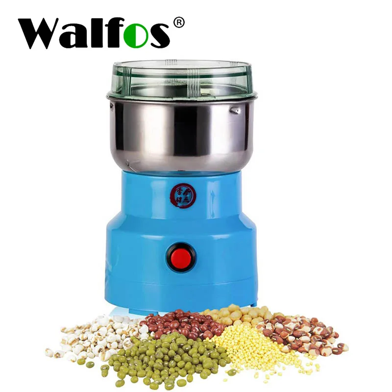 

WALFOS Electric Coffee Grinder Kitchen Cereals Nuts Beans Spices Grains Grinding Machine Multifunctional Home Grinder Machine