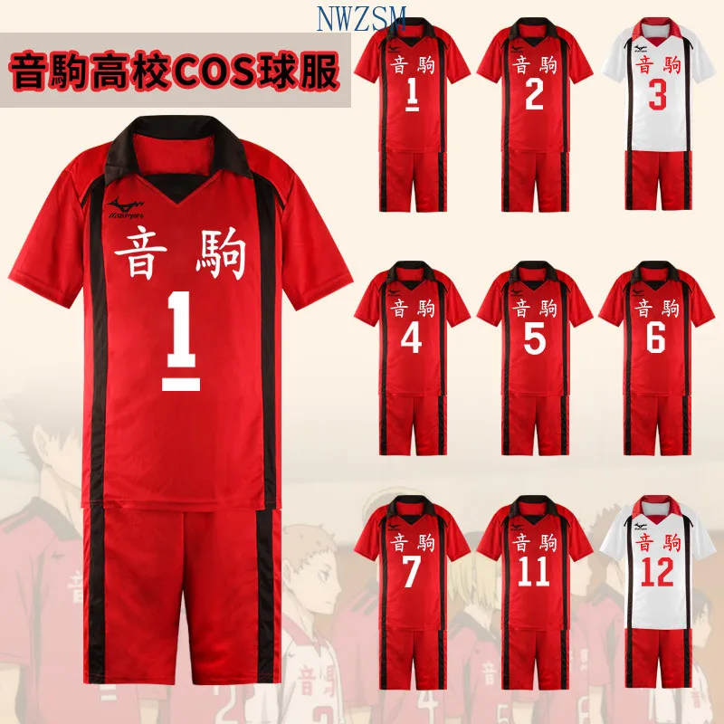 

Anime Haikyuu Cosplay Costume Karasuno High School Volleyball Club Hinata Shyouyou Sportswear Jersey Uniform Haikyuu Nekoma