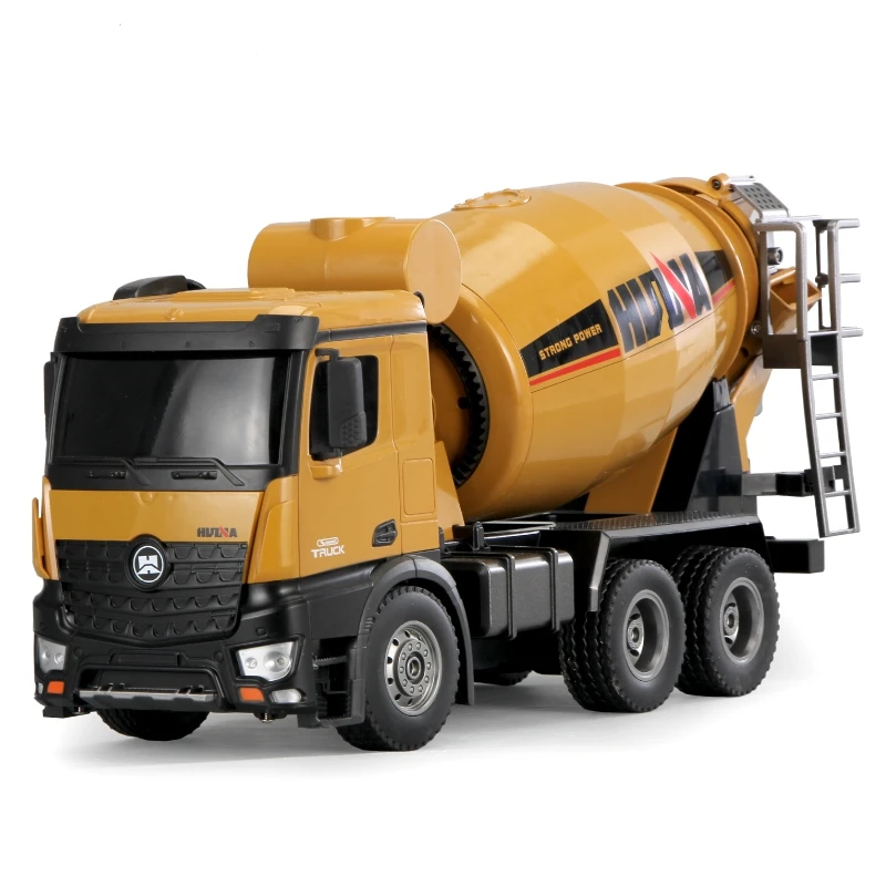 

Huina 574 RC Mixing Truck Mud Tank Truck Cement Drum Mixing Truck Remote Control Concrete Transport Engineering Truck