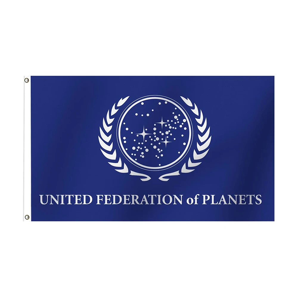 3x5 Ft United Federation of Planets Flag UFP Flags for Decor