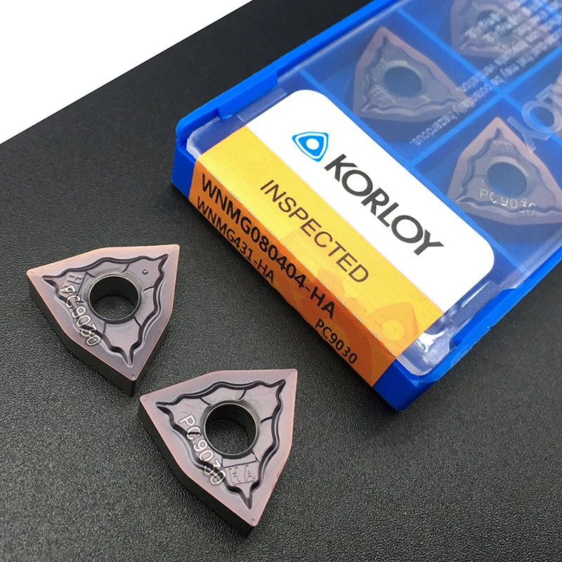 10 Pcs WNMG080404 Ha PC9030 Eksternal Turning Alat Carbide Sisipan Wnmg CNC Pisau Bubut Cutter Alat Pemotong CNC Alat Tokarnyy