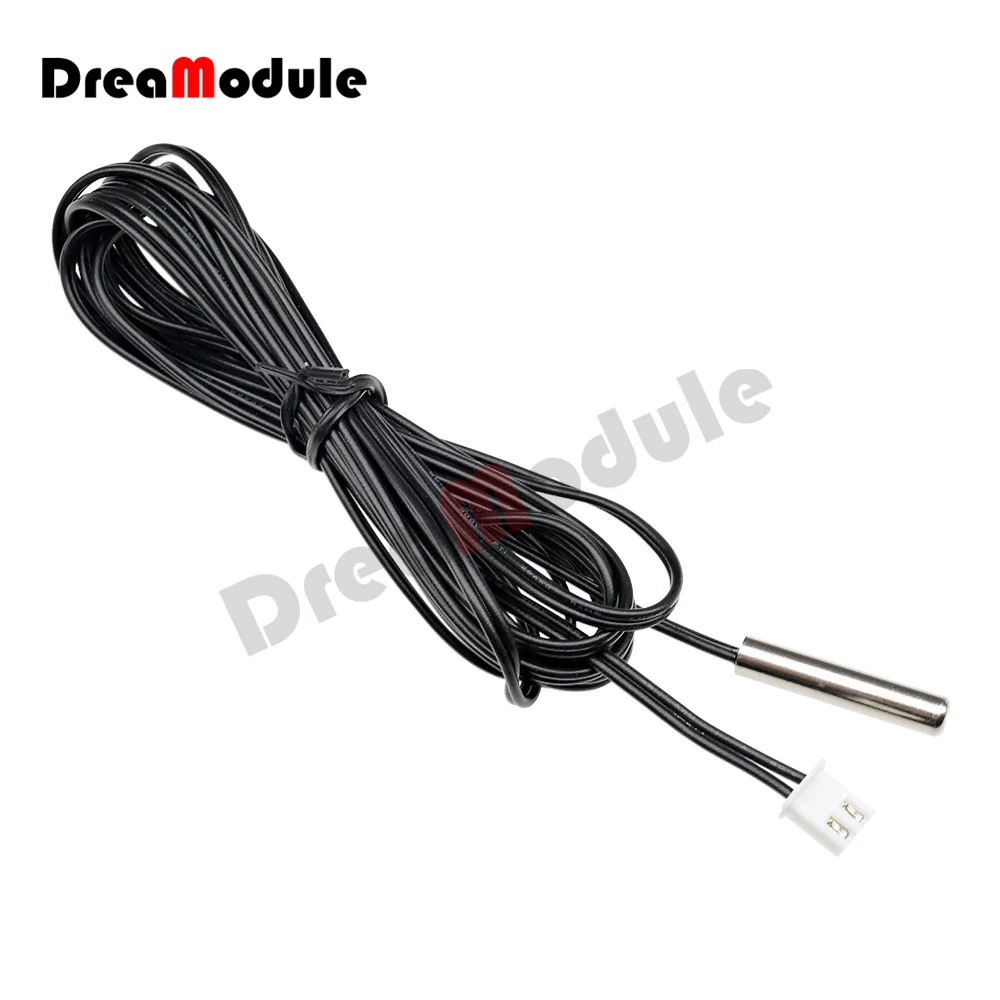 0.5/2/3M Waterproof NTC 10K 1% 3950 100M 200M Thermistor Accuracy Temperature Sensor Wire Cable Probe For Arduino W1209 W1401