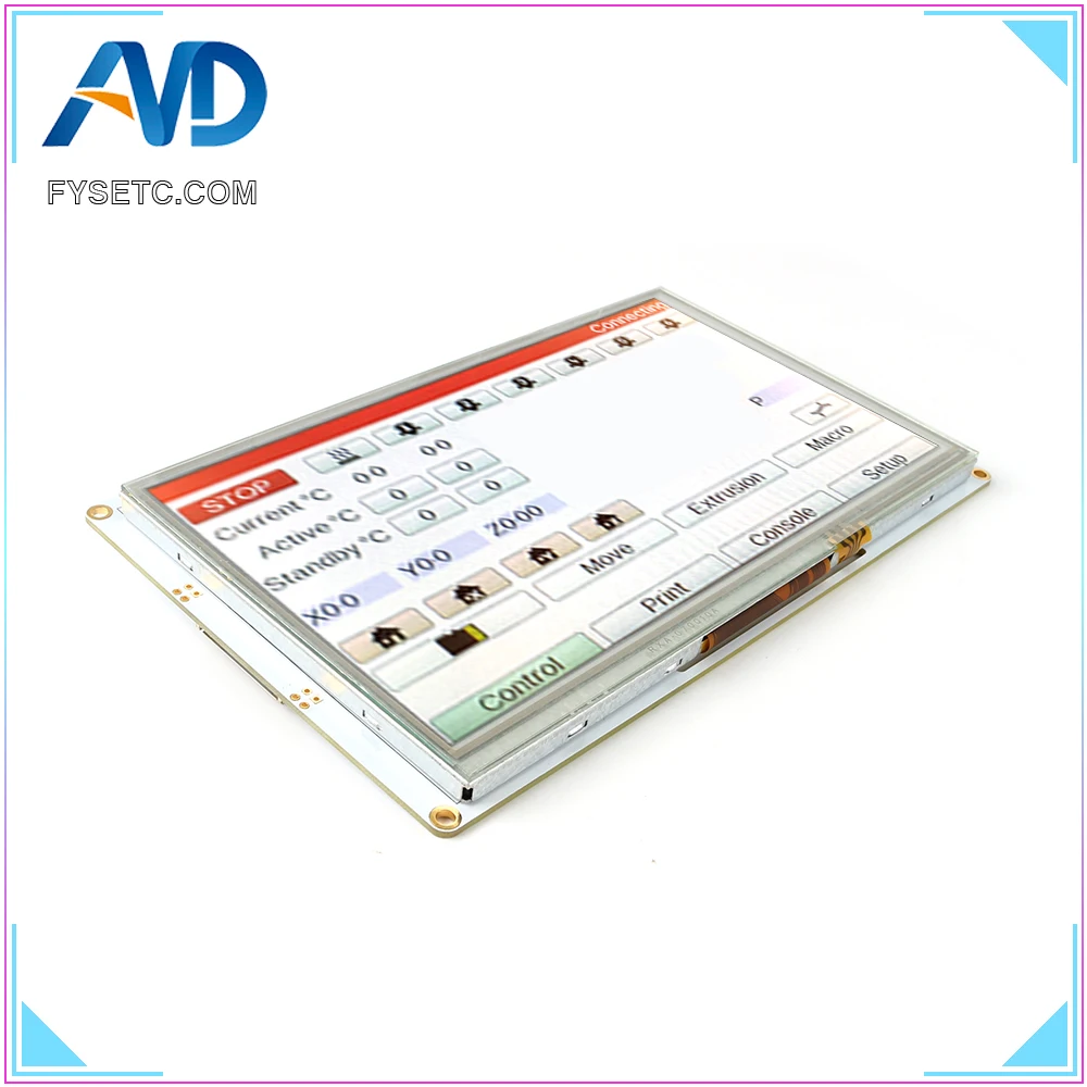 Contrôleurs d'écran tactile couleur intégrés pour DuetWifi Duet 2 Ethernet, Clone 5, 7, 5, 7 pouces, 5i / 7i