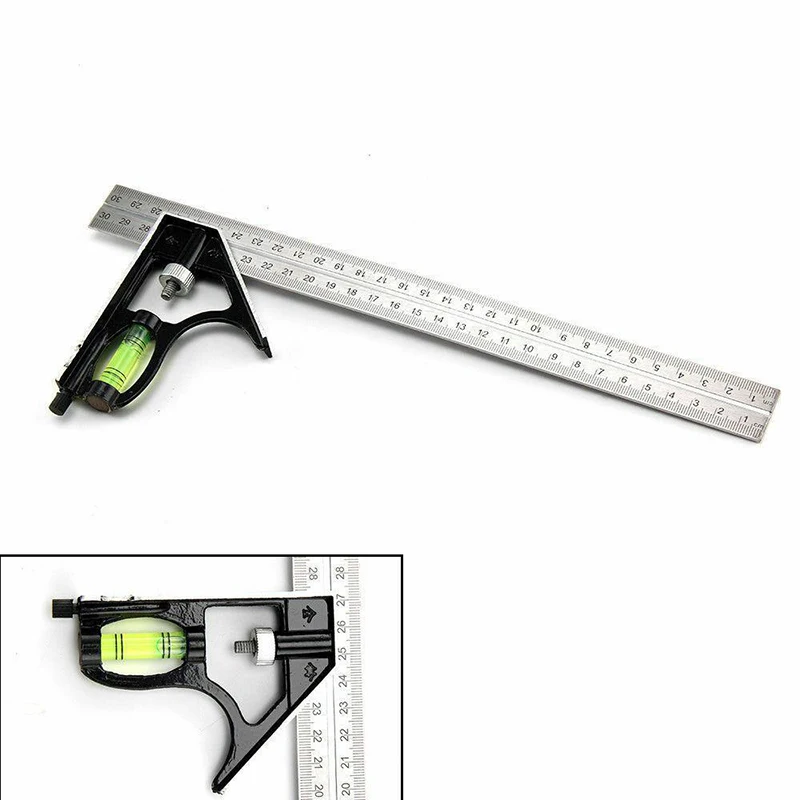 300mm Square Angle Ruler Measuring Tools Set Kit (12\