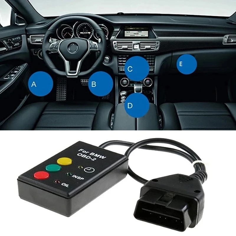 16 Pin Car Repair Tool OBD External Equipment OBD2 Inspection Reset And Oil Service For BMW e39 E46 E50