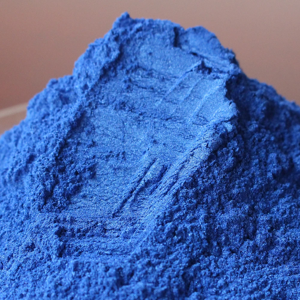 #425A Deep Blue Pearl Powder Pigment DIY Dye Colorant for Nail Decoration Soap Painting Car Arts Craft 100g