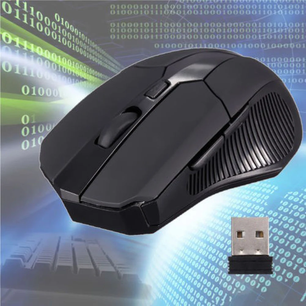 New Mini Portable 2.4GHz Wireless USB Receiver Optical Gaming Mouse Mice for PC Laptop