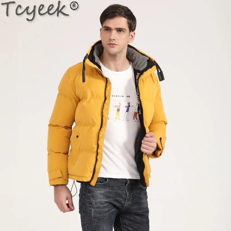 New Brand Winter Jacket for Men Clothing 2021 Streetwear Down Cotton Coat Man Bomber Men\'s Jackets Puffer Coats YYYZ5502