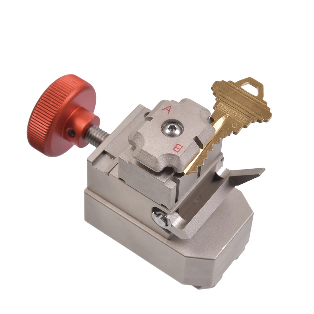 S2 Single Standard Key Jaw For Alpha Key Cutting Machine Car Key Cutting And Coding Machines Clamps