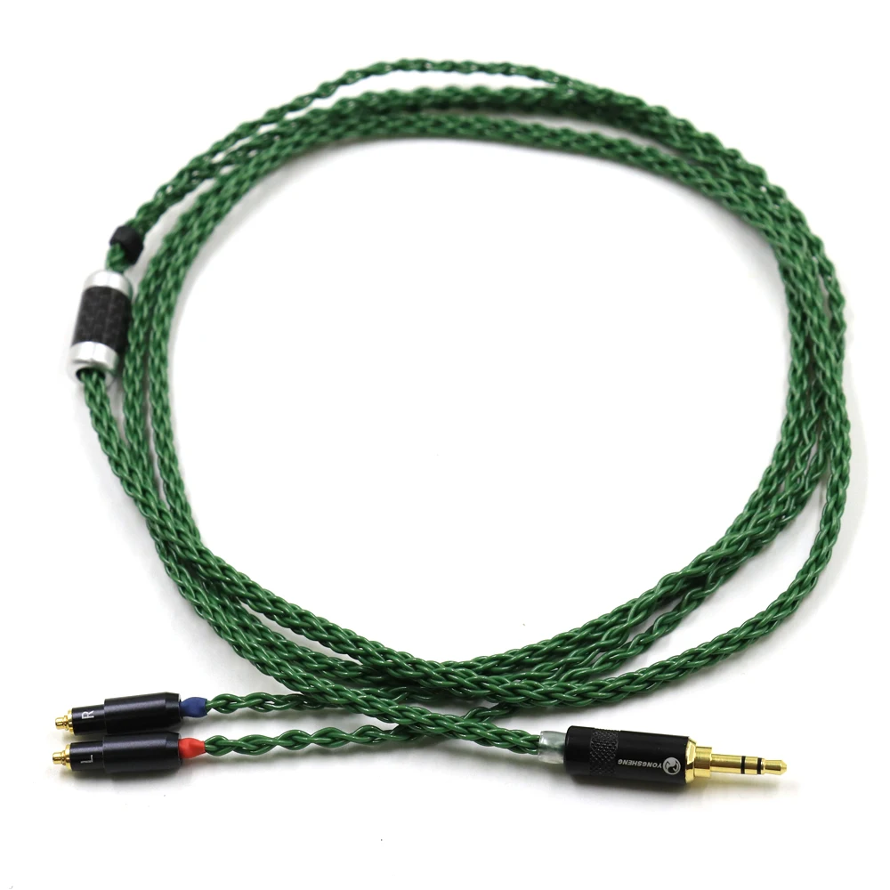 Haldane DIY 2.5mm/4.4mm/3.5mm Audio Wire Silver Plated Headphone Upgrade Replacement Cable for Shure SRH1540 SRH1840 SRH1440