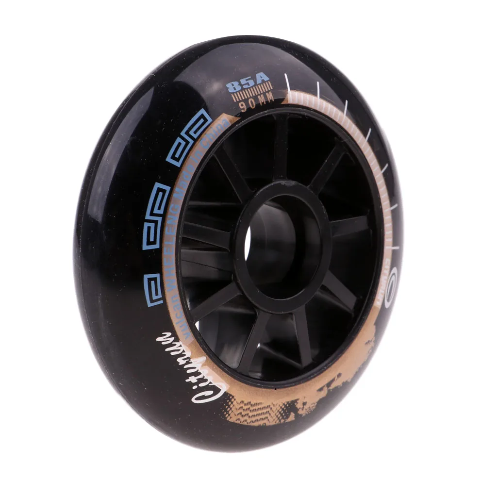 High Elastic Inline Roller Skate Wheels Outdoor Speed Skating Wheels 90/100/110mm Easy to Use Skating Accessories