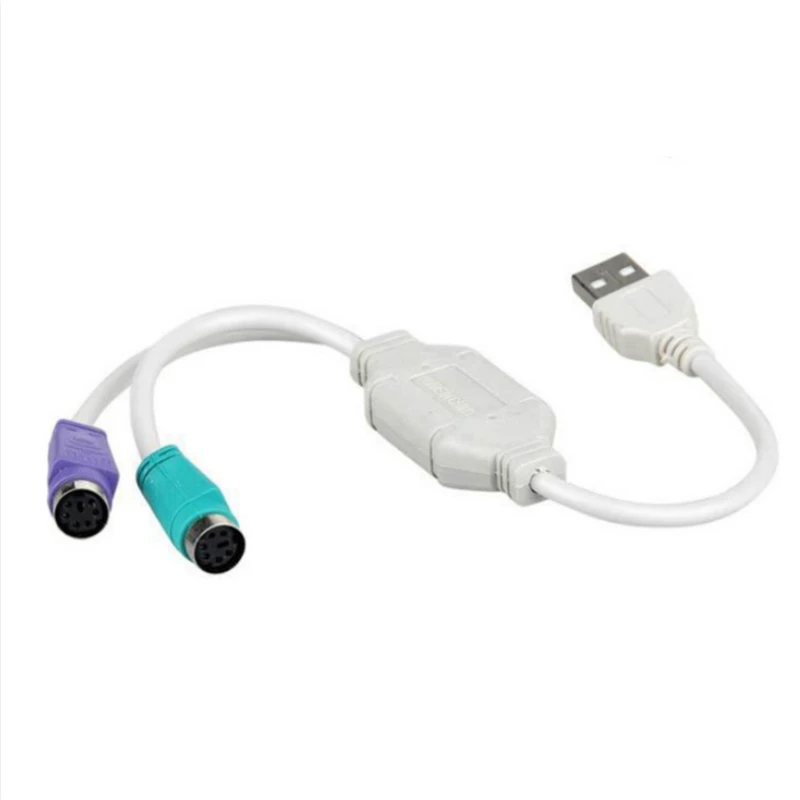 USB 2.0 to PS adapter cable Dual PS interface USB to keyboard mouse adapter cable extension cable free drive