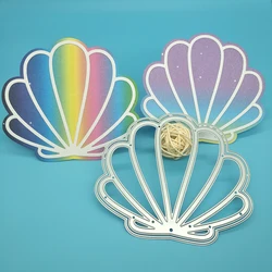 New color shell metal cutting dies photo album cardboard DIY gift card decoration embossed crafts