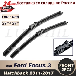 Wiper Front Wiper Blades For Ford Focus 3 Hatchback 2011-2017 2012 2013 2014 2015 Windshield Windscreen Front Window 28