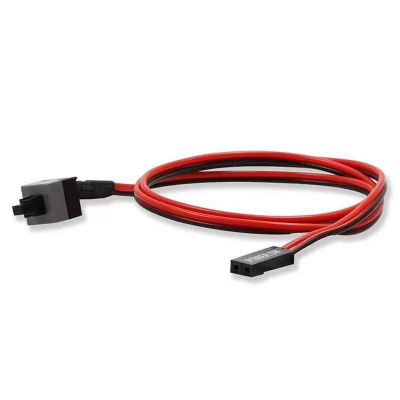 Picture 5: Promotion! 2 Pack 2 Pin SW PC Power Cable on/off Push Button ATX Computer Switch Wire 45cm