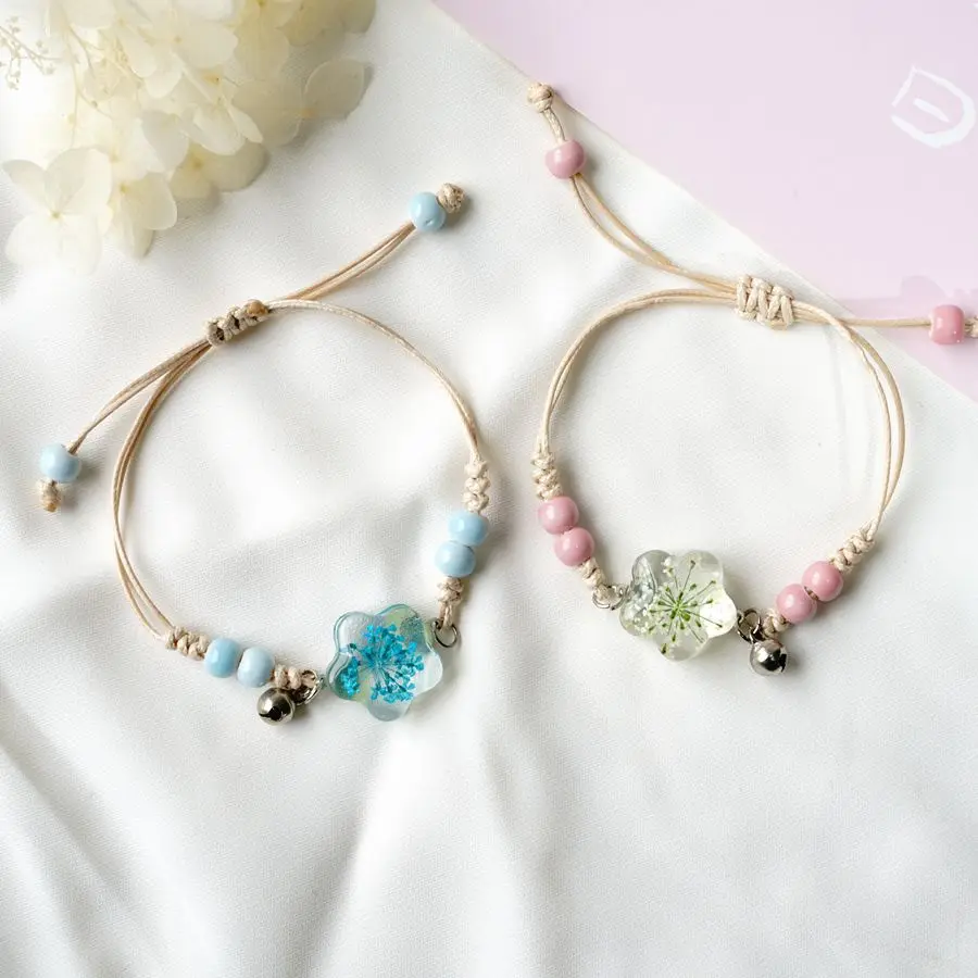 Dried Flower Star Crystal Bracelet Couple Gifts For Girlfriends Fashion Jewelry Wholesale #82637