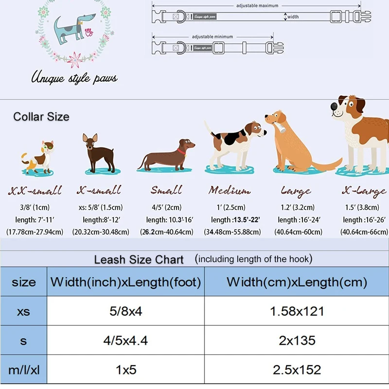 Unique Style Paws Christmas Cotton Dog Collar with Bow Tie Red Dog Collar for Big and Small Dog