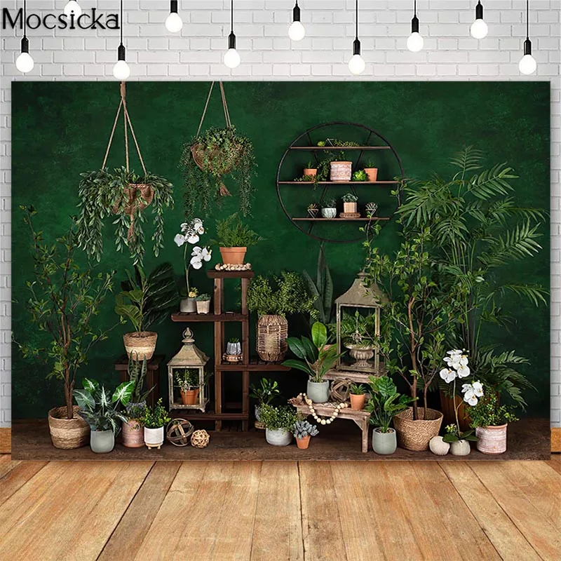 Spring Easter Backdrops for Photography Wedding Flower Photographic Backgrounds Kids Birthday Cake Smash Photo Props Studio