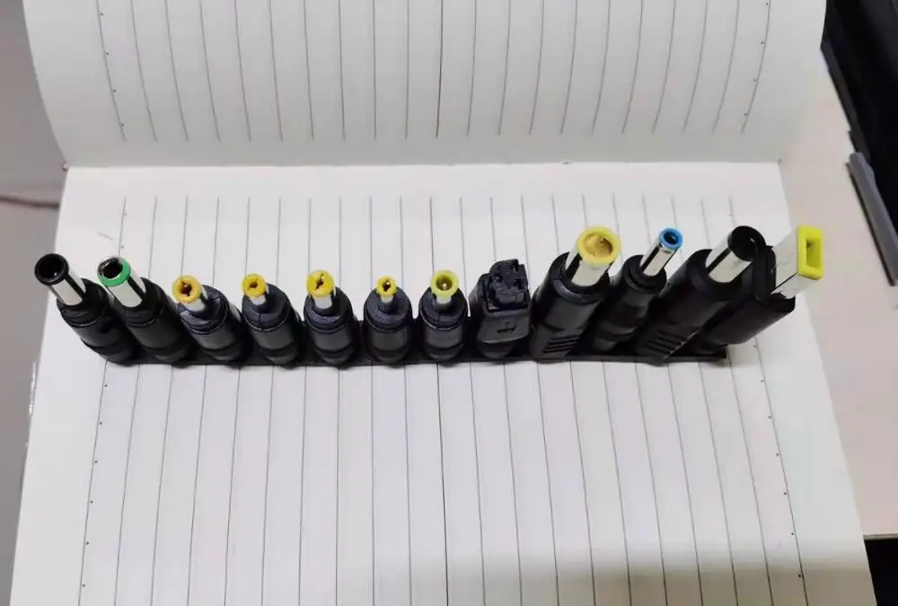 1Set(12Pcs) Universal for Notebook Laptop DC Power Charger Supply Adapter Tips Connector Jack to Plug Charging