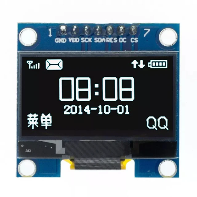 1.3" OLED Module 1.3 inch Display Module White/Blue 128X64SPI/IIC I2C Communicate Color 1.3 Inch OLED LCD LED Display Module 6