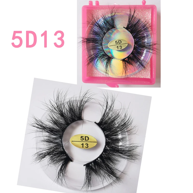 25mm Mink Lash Vendor 30/40/50/100/200 Pairs Eyelash Bulk Mink Lashes Wholesale Vendor Mink Eyelashes Bulk Free Custom Logo