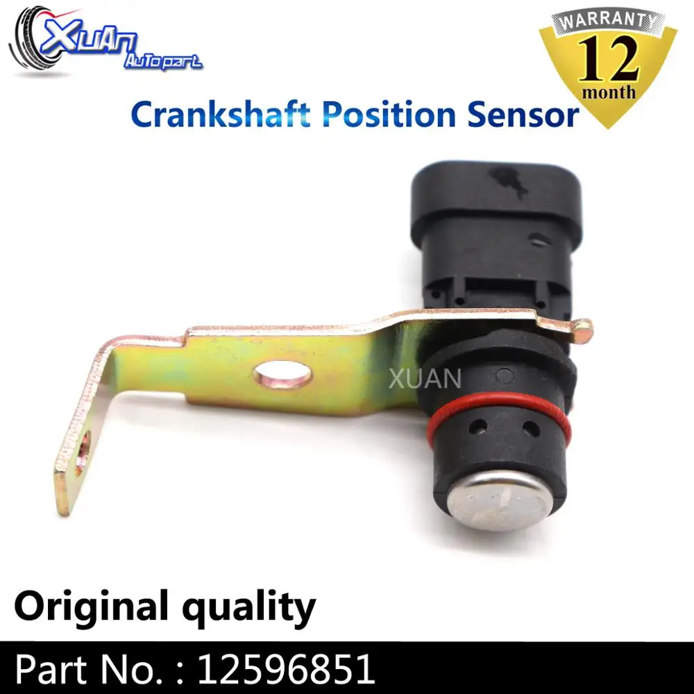 XUAN Crankshaft Position Sensor 12596851 For Chevrolet GMC Envoy Yukon Sonoma Sierra Isuzu Hombre NPR Cadillac Escalade