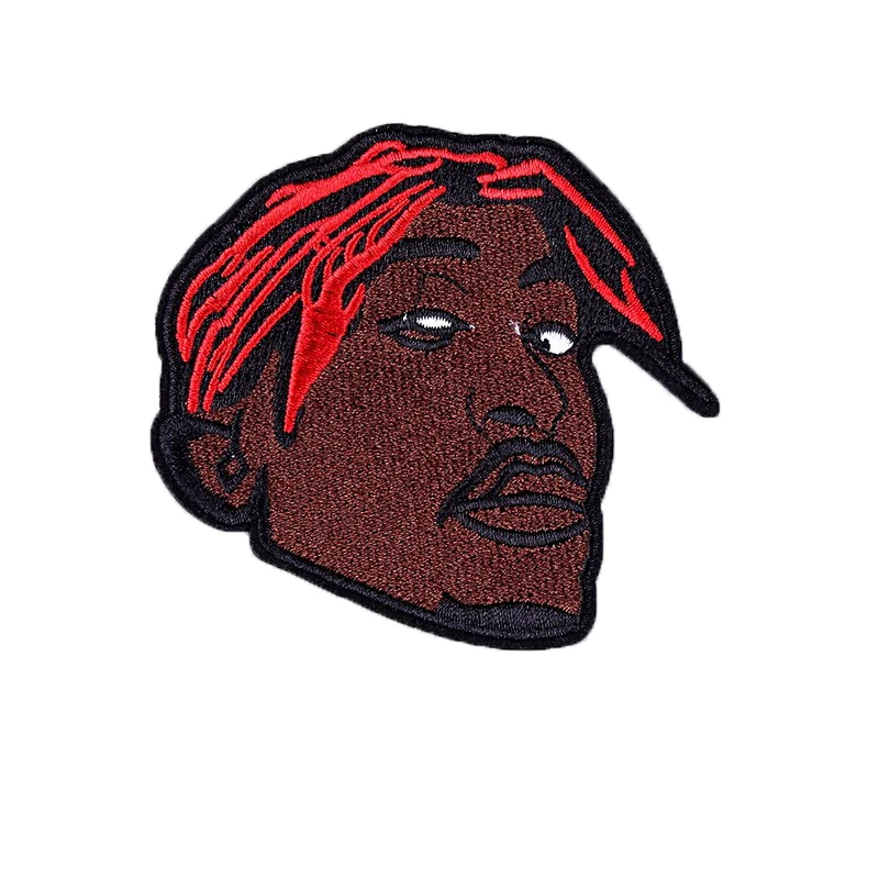 Pulaqi DIY Hip hop Patch punk Patch Iron On Clothing Patches On Clothes Embroidered Patches For Clothing Badge Applique Sticker