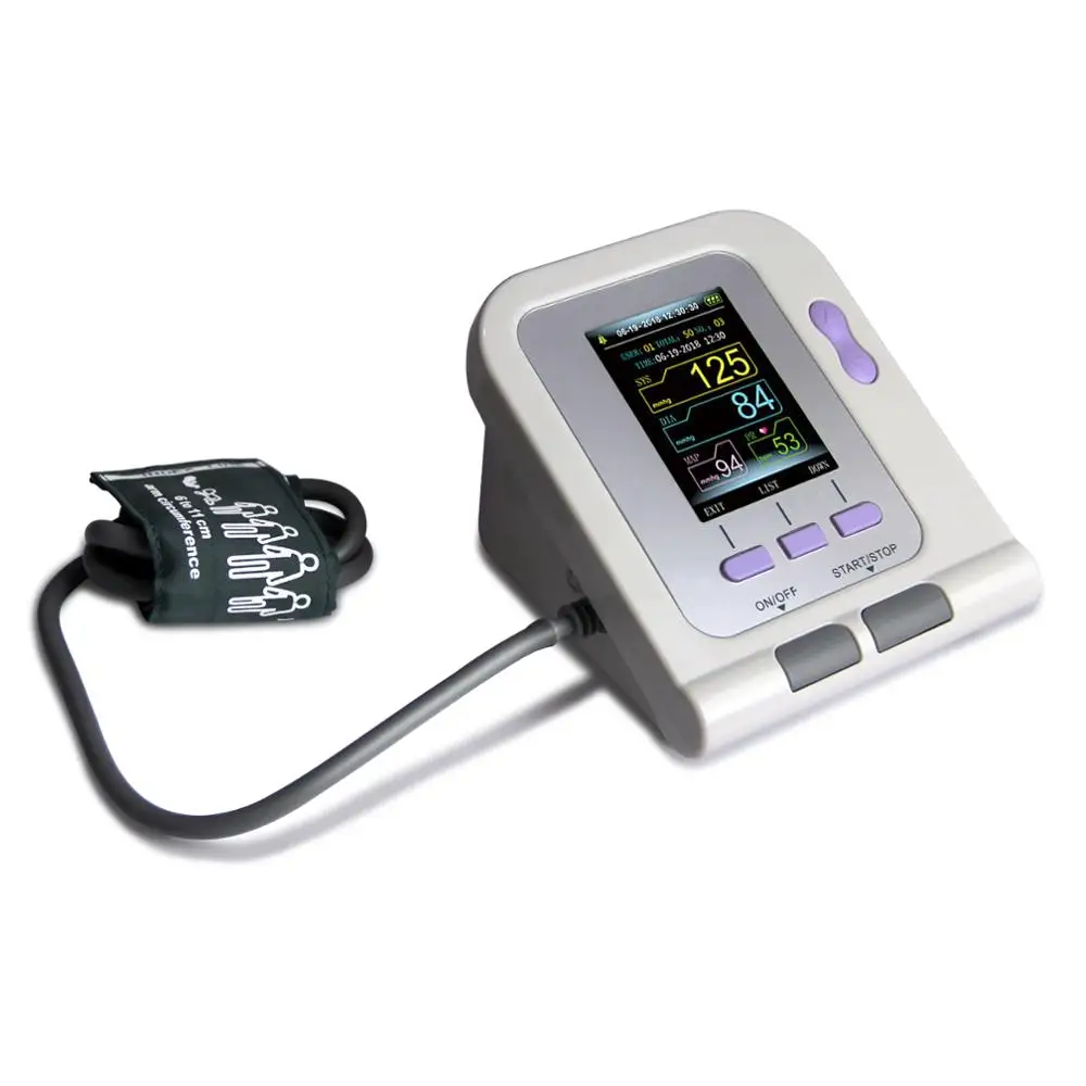 CONTEC 08A Sphygmomanometer SPO2 Neonate/Infant Blood Pressure Monitor PR+ CUFF(6-11cm)with AC Adapter