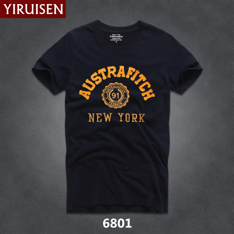 YIRUISEN Brand Clothing Comfortable T Shirt Men 100% Cotton O-neck Short Sleeve Top Tees Fashion Summer Tshirt