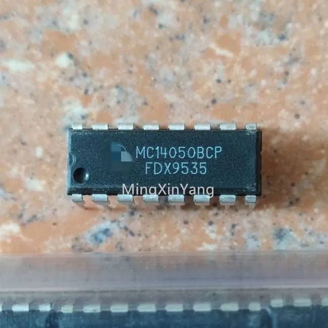 Chip IC de circuito integrado, MC14050BCP MC14050 DIP-16, 5 uds.