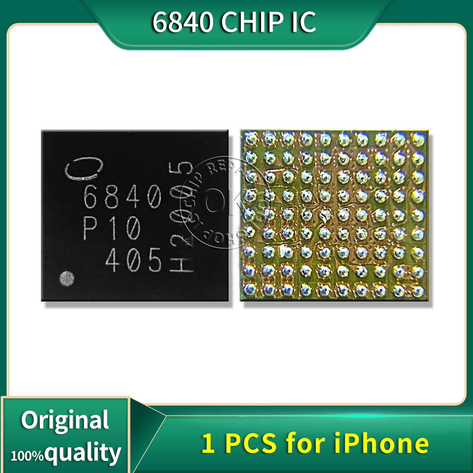 

1-10pcs PMB6840 6840 BBPMU_RF Baseband Power IC for iPhone 11 Pro Max 11Pro PMIC Chip Power supply PM IC