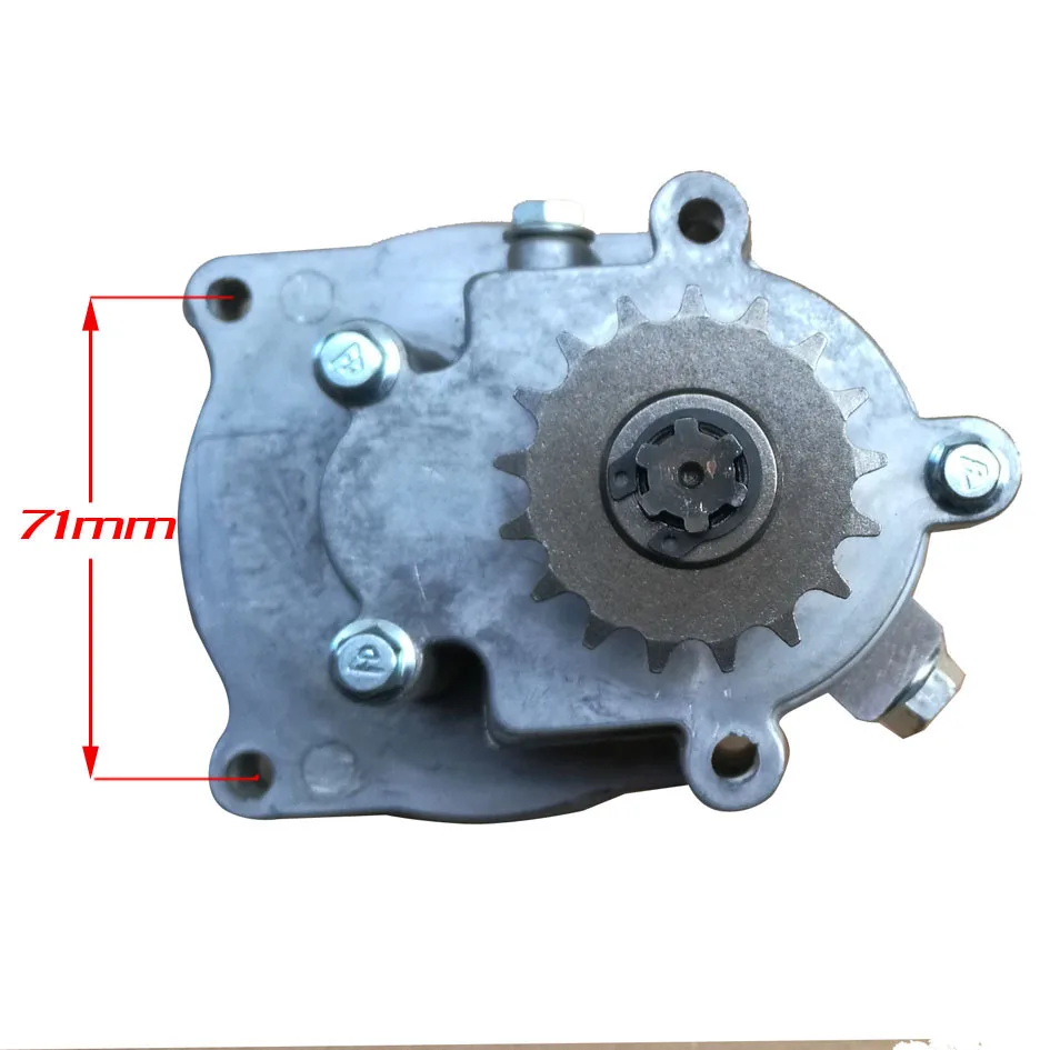 17T 43cc 47cc 49cc Engine Gear Reduction Transmission Gear Box 17teeth 2 STROKE T8F For Mini ATV Pocket Bike,dirt bike