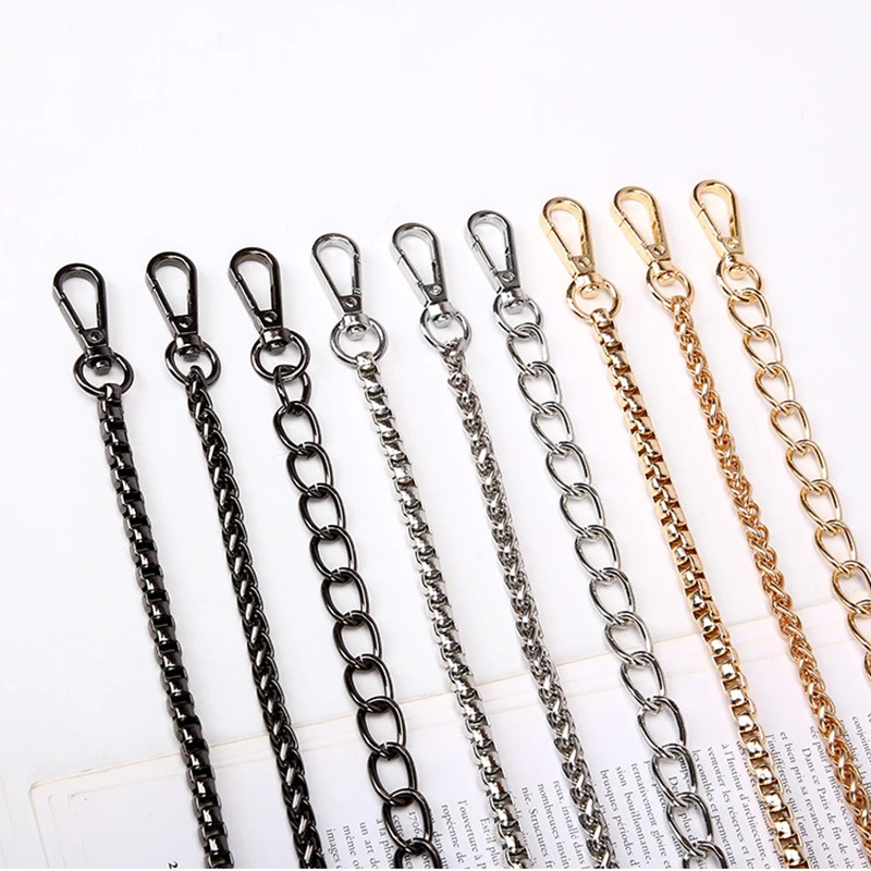 High Quality Bag Chain Strap Belt Hardware Shoulder Handbag Metal Replacement Bag Part DIY Strap Accessories for Women Chain Bag