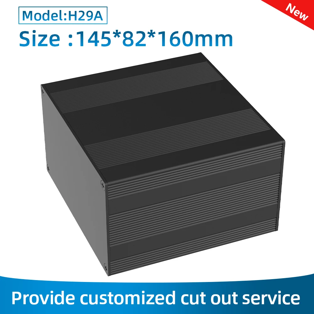 Customized Split Type Enclosure Drilling Holes Case Circuit Board Pcb Board Control Box H29 145*82mm