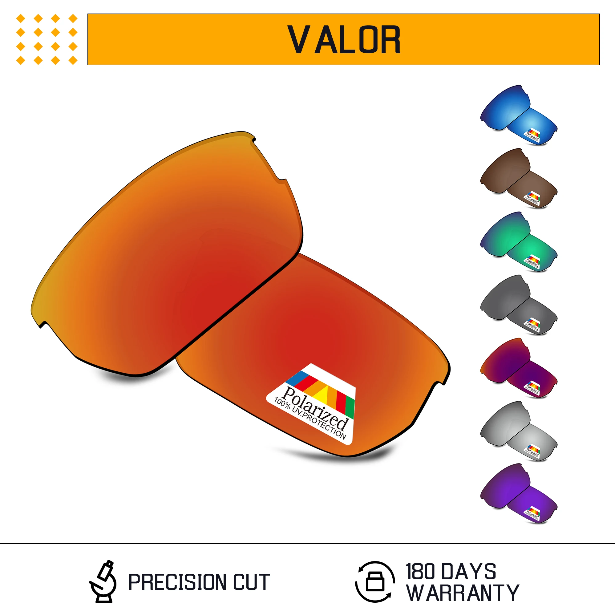 

Bwake Polarized Replacement Lenses for-Wiley X Valor Sunglasses Frame - Multiple Options