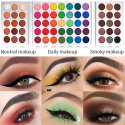 VERONNI New Makeup Eyeshadow Pallete Gorgeous Me 65 Colors Pressed Glitter Eye shadow Palette Color Board Palette