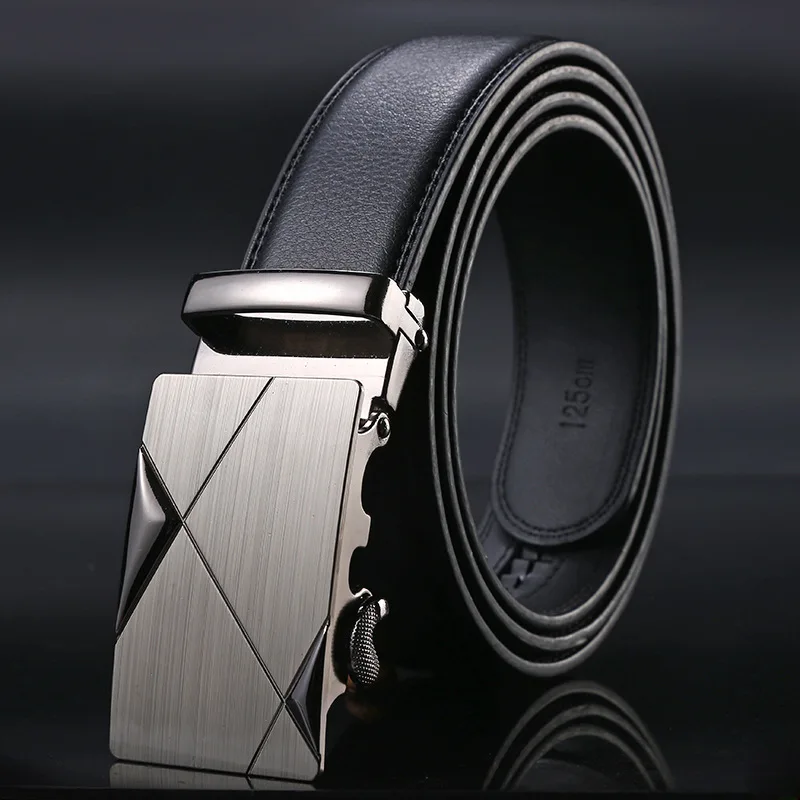 New Famous Brand Belt New Male Designer Automatic Buckle Leather Men Belt 3.5cm Luxury Belts for Men Ceinture Homme men\'s Belts