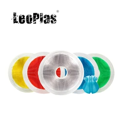 LeoPlas Transparent Clear PLA Filament 1.75mm 1kg For 3D Printer Pen Consumables Printing Supplies Plastic Material