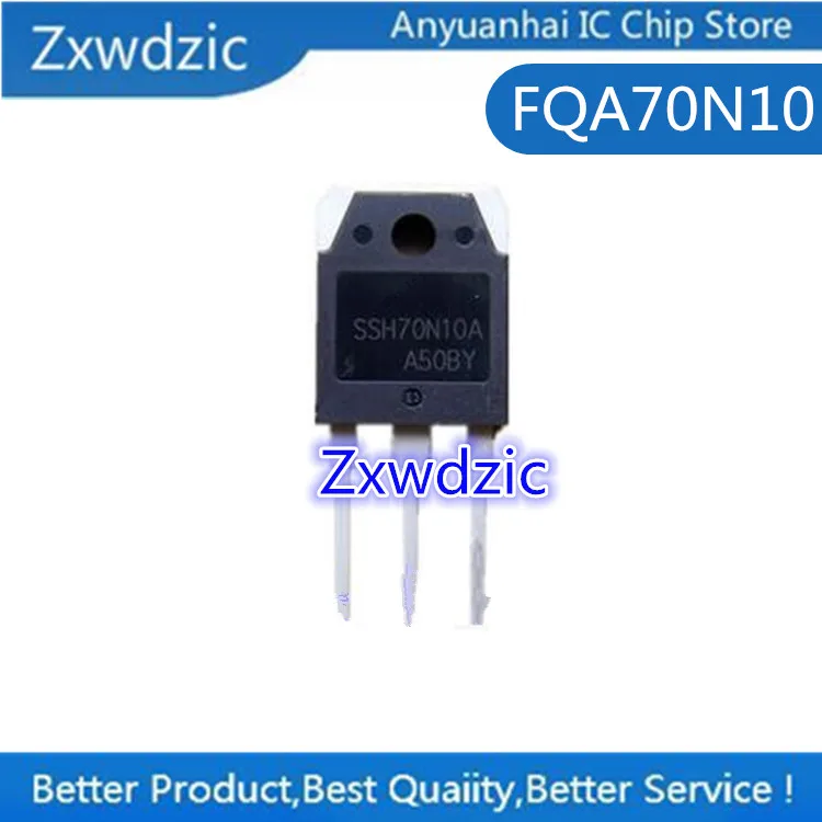 10pcs 100% New Imported Original FQA70N10 70N10 TO-3P Field Effect Transistor 70A100V