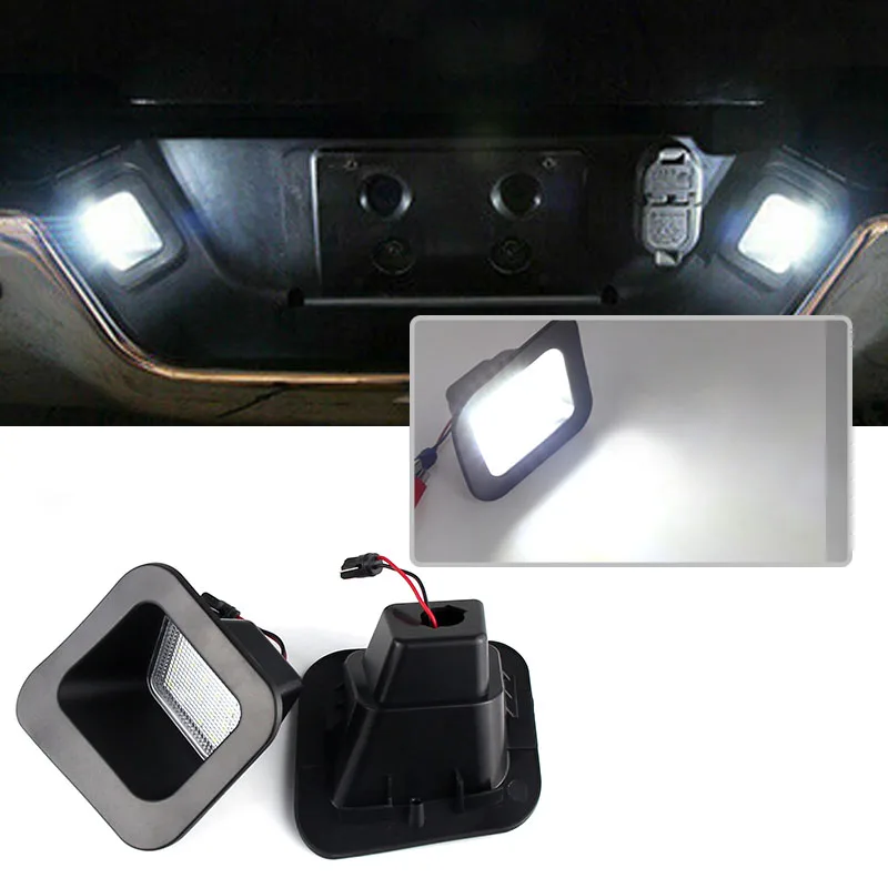 Error Free OEM-Replace LED Car White 3W 18-SMD Illumination Number License Plate Lights For 2003-2018 Dodge RAM 1500 2500 3500