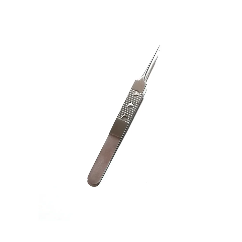 

Stainless steel ophthalmic micro forceps Double eyelid shaping tool fat forceps Ophthalmic instrument platform toothed tweezers