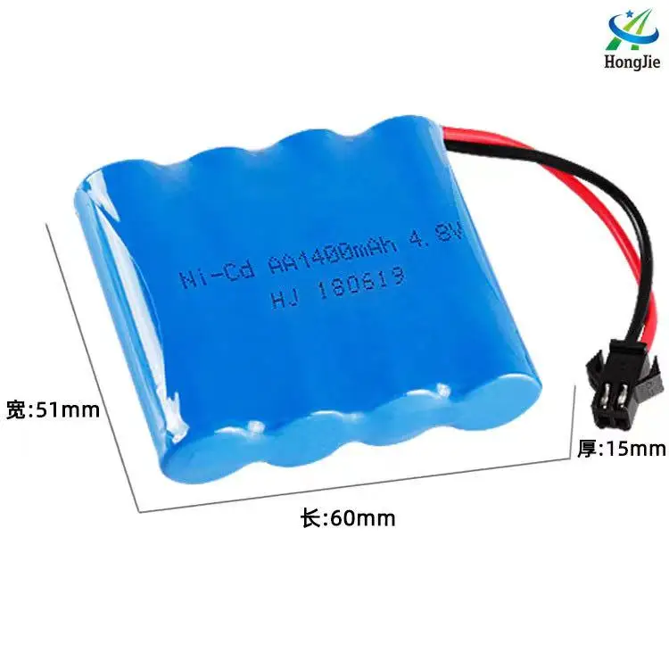 Factory pin 4.8 V AA5 # 1400 mah nickel cadmium battery rechargeable battery remote control electric toy lighting