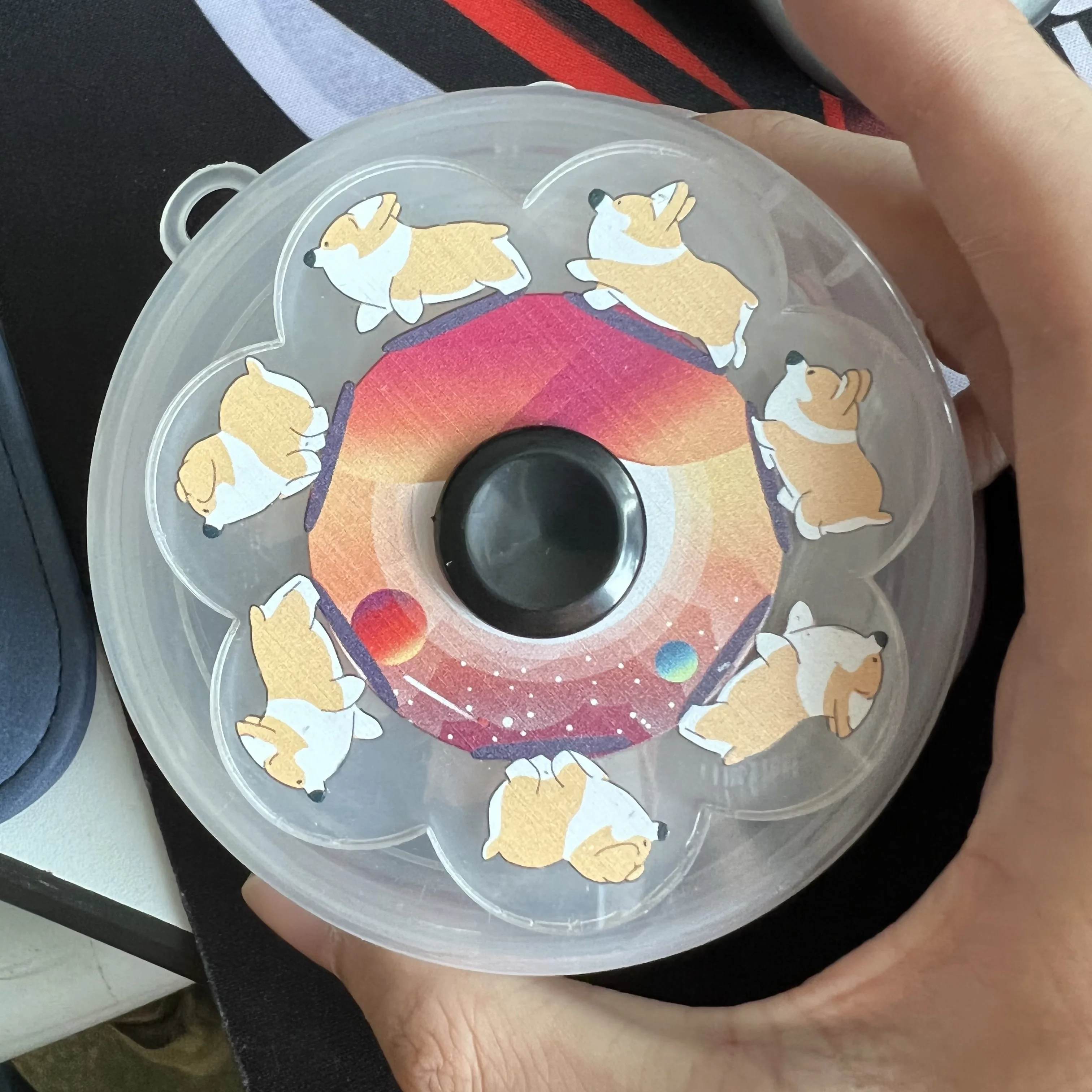 Fidget Spinner Anime Toys Running Finger Hand Gyro Bearing Cute Relief Stress Dynamic Cat Cartoon EDC Children 2021 Novel Gifts