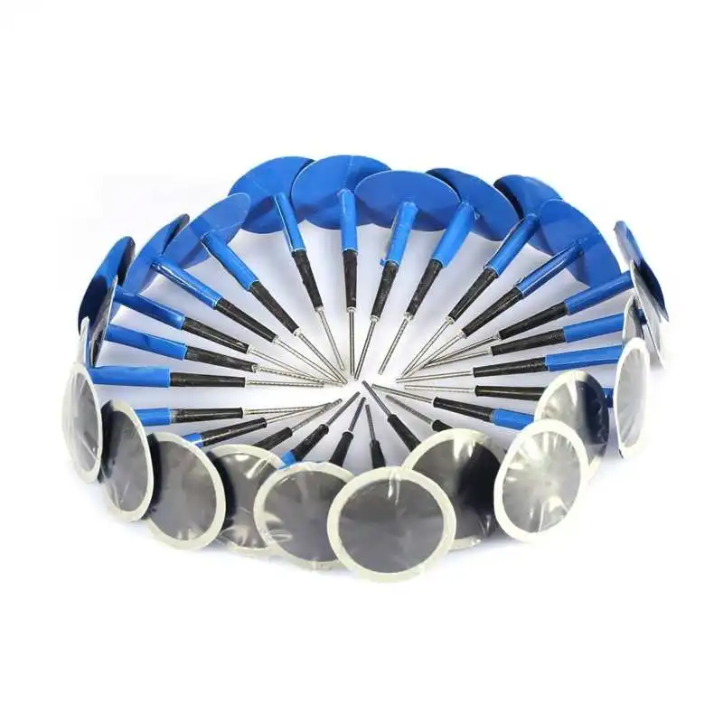 24pcs Plug Patch Gum Car Motorcycle Universal Tubeless Tire Puncture Repair Mushroom Plug Patch Gum tire repair tools