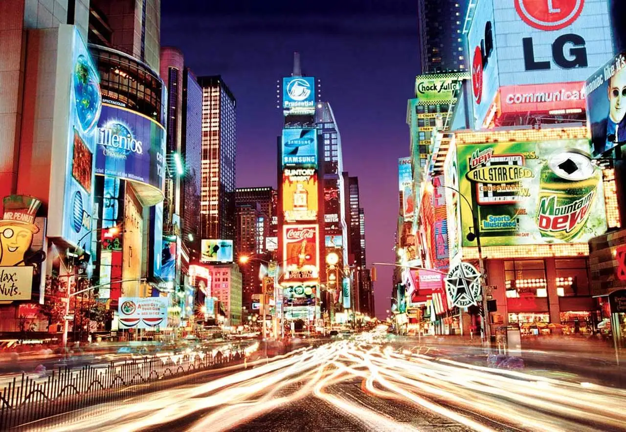 new York broadway time Square backdrops High quality Computer print scenic photography backgrounds