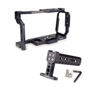 MAGICRIG  Camera Cage with Top Handle for Blackmagic Pocket Cinema Camera BMPCC 4K&6K to Mount Microphone Monitor Flash Light