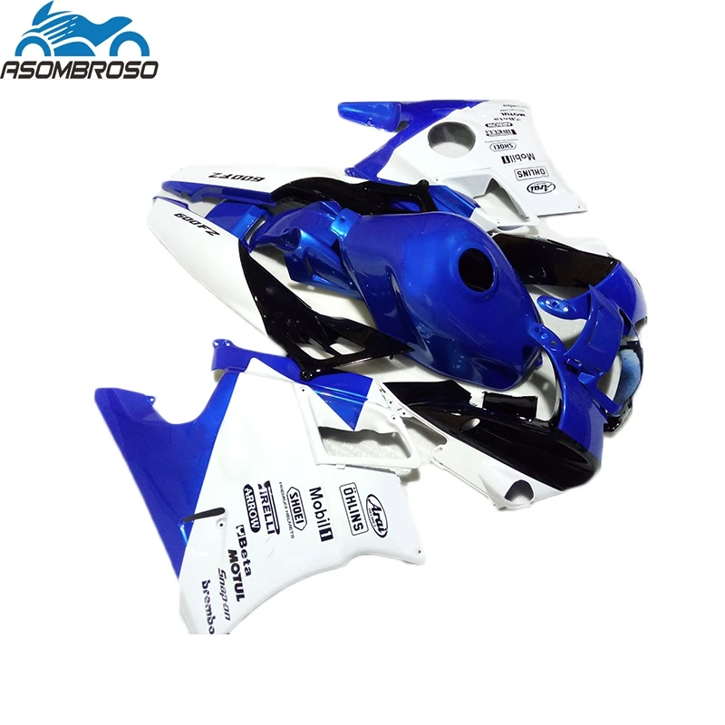 ABS Plastic Bodywork Fairing kits for Honda CBR600 F2 1991 1992 1993 1994 blue white fairing set cbr600 f2 91 92 93 94 SX29