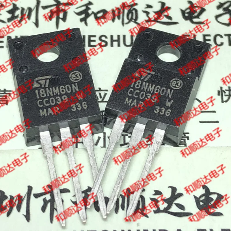 10pcs / lot 18NM60N STF18NM60N new stock TO-220F 650V 18A