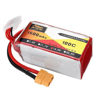 ZOP Lipo Battery 2S 3S 4S 5S 6S 550 1500 2000 5000 8000 Mah 100C Power XT60 Plug 7.4V 11.1V 14.8V 18.5V For RC Drone Car Parts