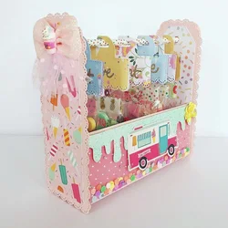 KSCRAFT Craft Caddy tagi i torby wykaszarki metalowe wykrojniki szablony dla DIY Scrapbooking dekoracyjne wytłaczanie kartki DIY